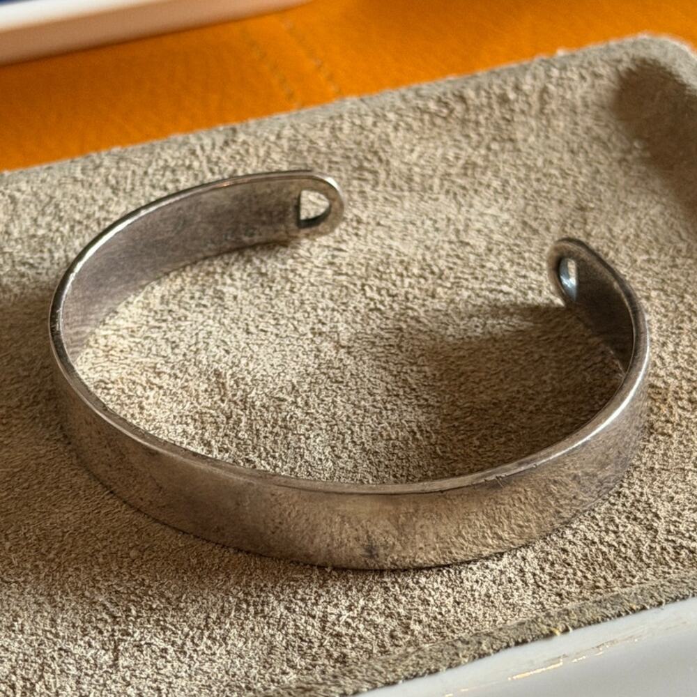 A.P.C Silver Cuff Bangle